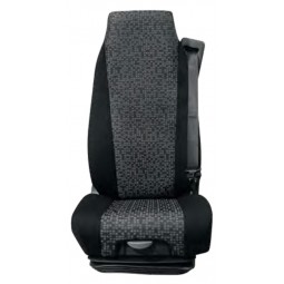 Vrachtwagen stoelhoes Rhein-1 (bestuurdersstoel/bijrijdersstoel) - zwart/antraciet